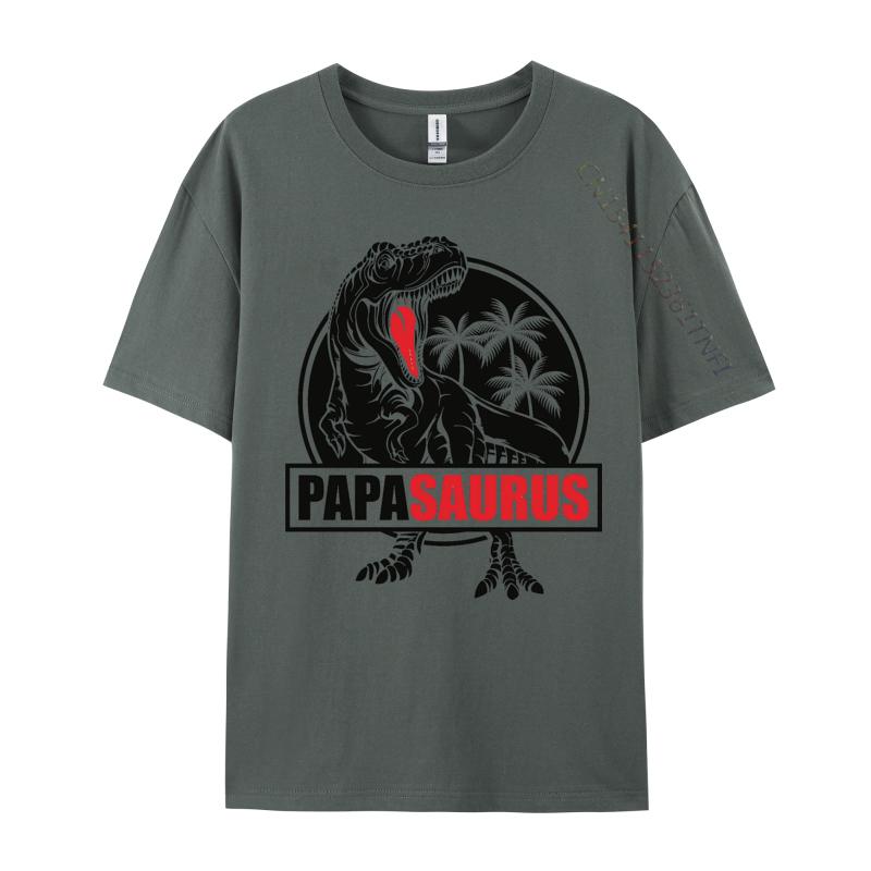 Papasaurus Tshirt Slim Fit Top Tshirts For Unisex All Cotton Tops T Shirt Normal Tees Graphic T Shirts Unisex