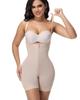 High-waisted Hip-lifting Shorts with Waist and Belly Shaping Control Panties and Zipper Bottom Breathable Medium Control
