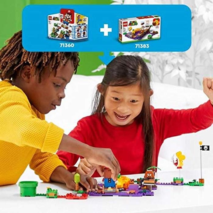 LEGO Mario Hanachan & Flurry Action Challenge Building Toy, Kuribo Patapata, 7+ Years 71383