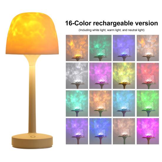 LED Night Light with Remote Control Dimmable Rechargeable 16 Colors