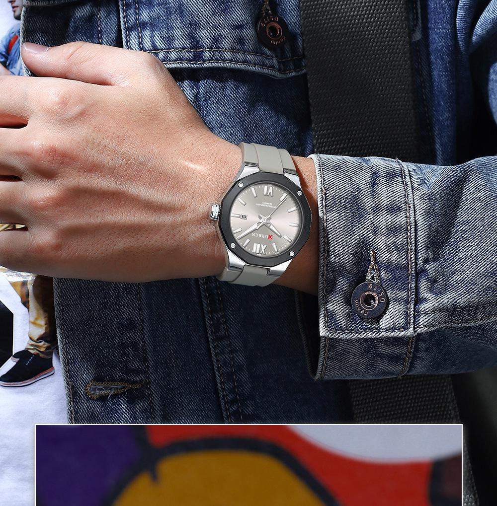 CURREN 8465 Unisex Quartz Watch with Calendar for Students