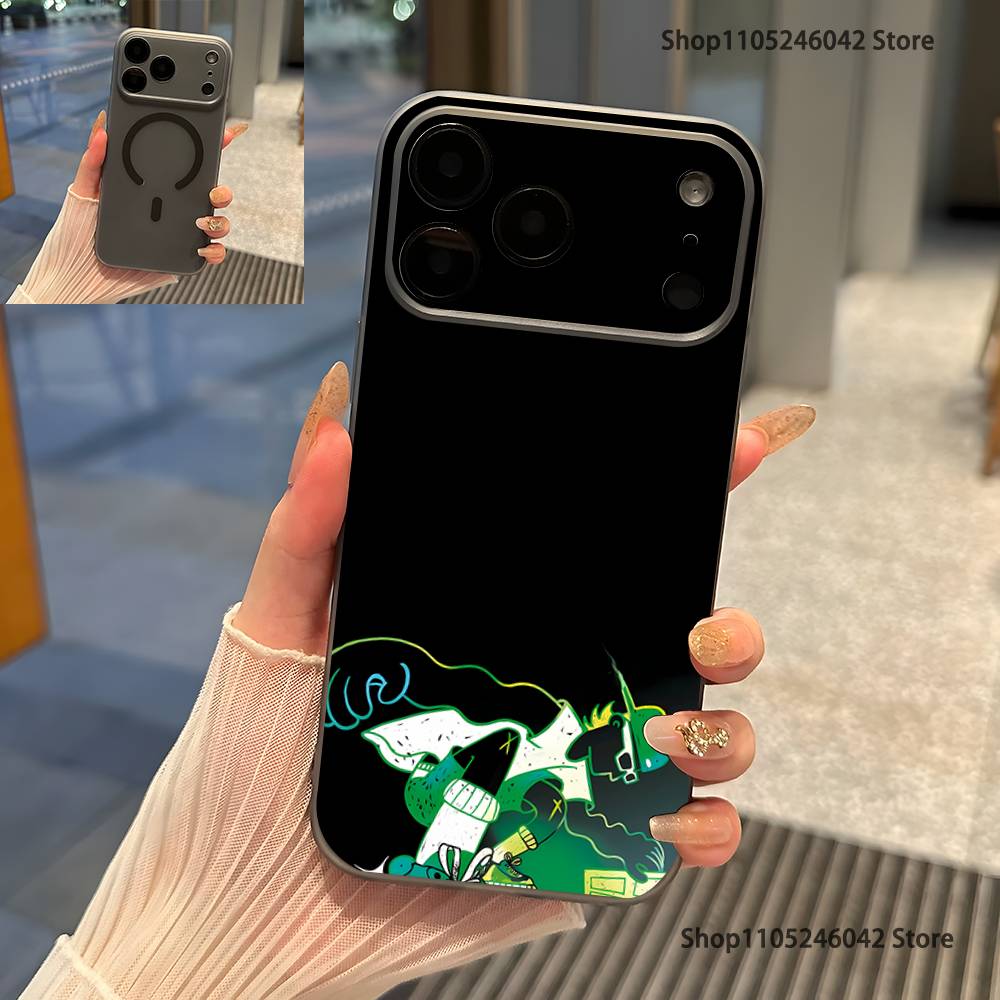 

Feid Ferxxo SIXDO MOR Transparent gray Phone Case For iPhone 17,16,15,14,13,12,11,Pro,Max,Plus Magnetic Wireless Charging iPhone16plus