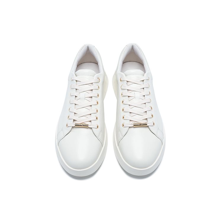 Li-Ning 1990 Classic Series Lightweight High Resilience Non-Slip Wear-Resistant Low-Top Skate Shoes Women sneaker Off-White ALHT060-1