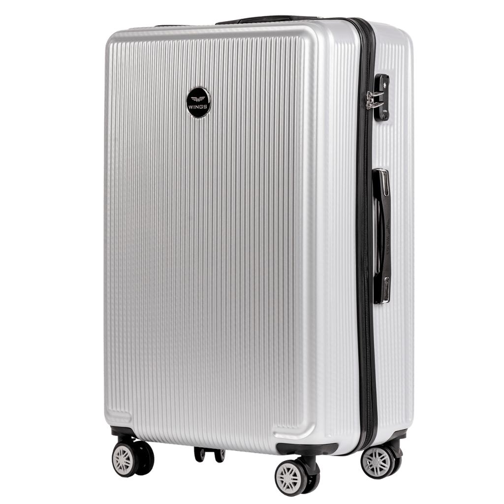 Walizka Duża Wings Pc African Eagle 2.0 28'' Silver