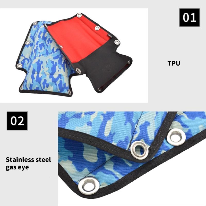 Heavy Duty Nylon Duikharnas Rugplaat Pad Scuba Duiken Rugplaat Pad Professionele Zachte Duik Rugkussens