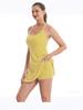 High-Demand Anti-Exposure Sports Dress with Built-in Shorts, Removable Pads & Pockets for Yoga