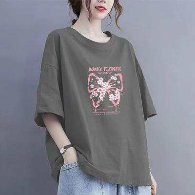 2025 Summer New Short-sleeved Women's Cotton Casual Breathable T-shirt
