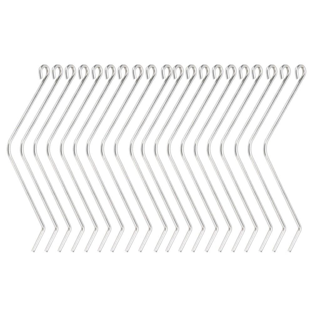 20Pcs Stainless Steel Beehive Connectors Durable Bend Wire Holder  Beekeeping 20Pcs