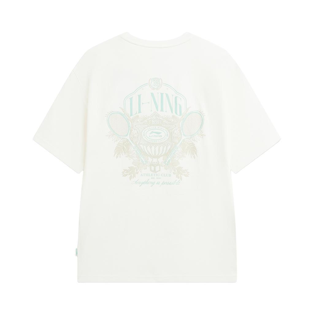 Li-Ning Quick-Dry Cool Round Neck Letter T-Shirt Men Tops AHSW285-1