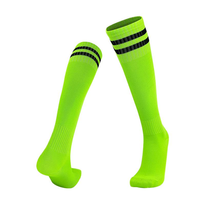 Professional Two-Bar Football Socks - Men's & Children's Over-the-Knee High-Performance Sports Socks