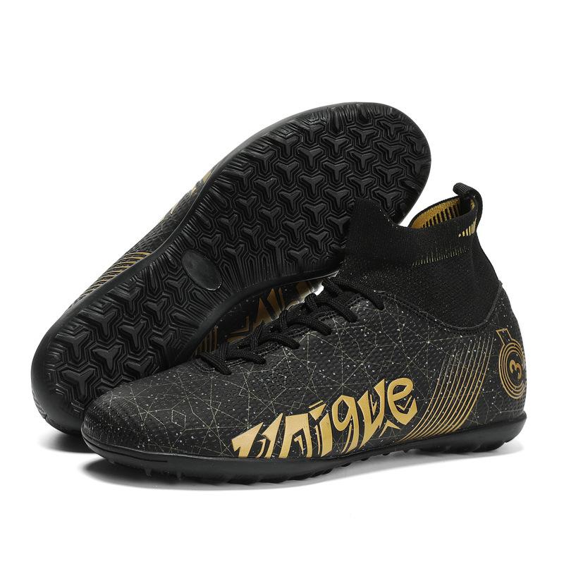 Male Adult Children's Football Shoes TF Short Nails Broken Nails Long Nails Large Size High Top Grass Training Shoes