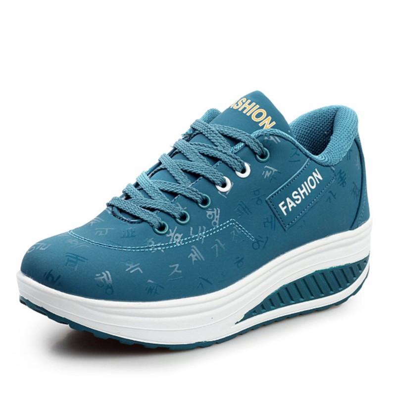 

Модные женские кроссовки Обувь Кроссовки для ходьбы Женские 2025 Новые Женские кроссовки для бега Дышащая обувь Обувь для женщин 36 синий