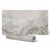 Desk Pad for Mouse, Keyboard, and Laptop Pastel Leaves 90X45 Cm