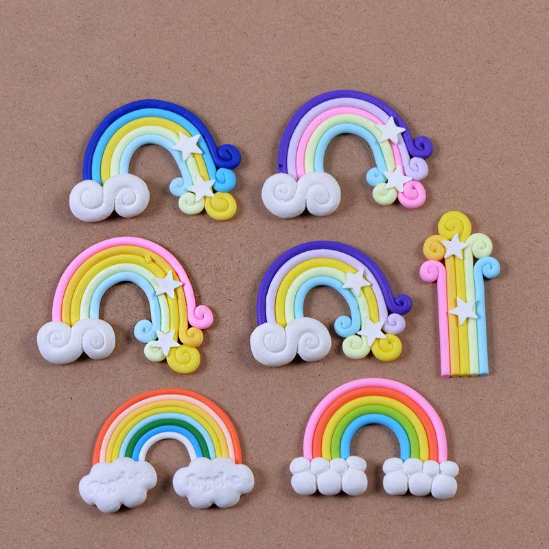 Argilla Morbida Arcobaleno Accessori Paesaggio Miniatura