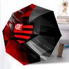 1pc Sturdy 8-Bone Auto Umbrella, Rangers FC Umbrella, Digital Printed, Foldable Umbrella for On-the-Go Outdoor Use