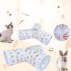 Tunnels Hideout Guinea Pet Foldable Three/Two-channel Pigs Supplies Toys Tubes For Small Animal T/Y-shaped Bunny Rabbits Tunnel