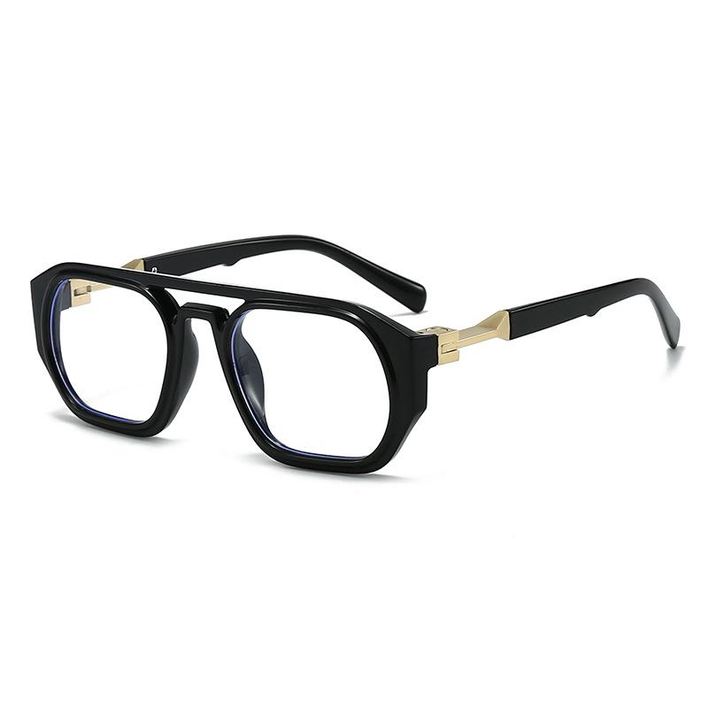Trendy High-End Aviator Sunglasses for Men: Square European and American Fashion
