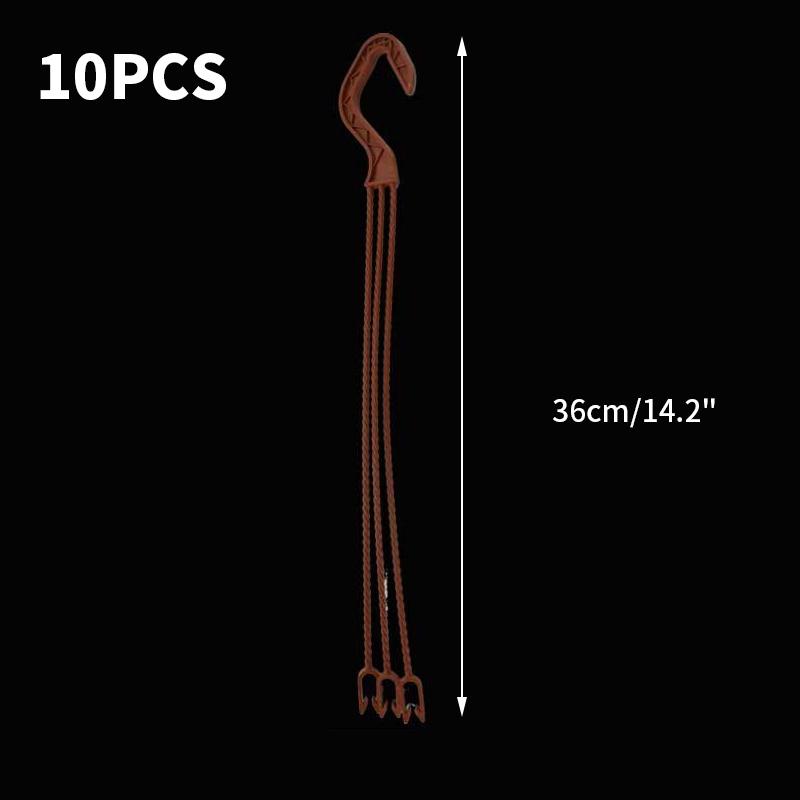 Support de Pot de Fleurs en Plastique Support Suspendu pour Pot de Plantes Crochets de Pot de Jardin Panier Suspendu pour la Maison Décoration de Balcon 24/36cm
