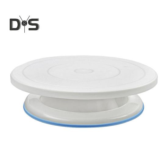 Kakefat 11 tommer Roterende kakedreiebord Jevn 360 graders rotasjon Kakedekorasjonsstativ Praktisk bakeverktøy for Cupcake Kjeks Muffin