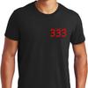 PubliciTeeZ Big and Tall Halloween 333 I'm Only Half Evil T-Shirt