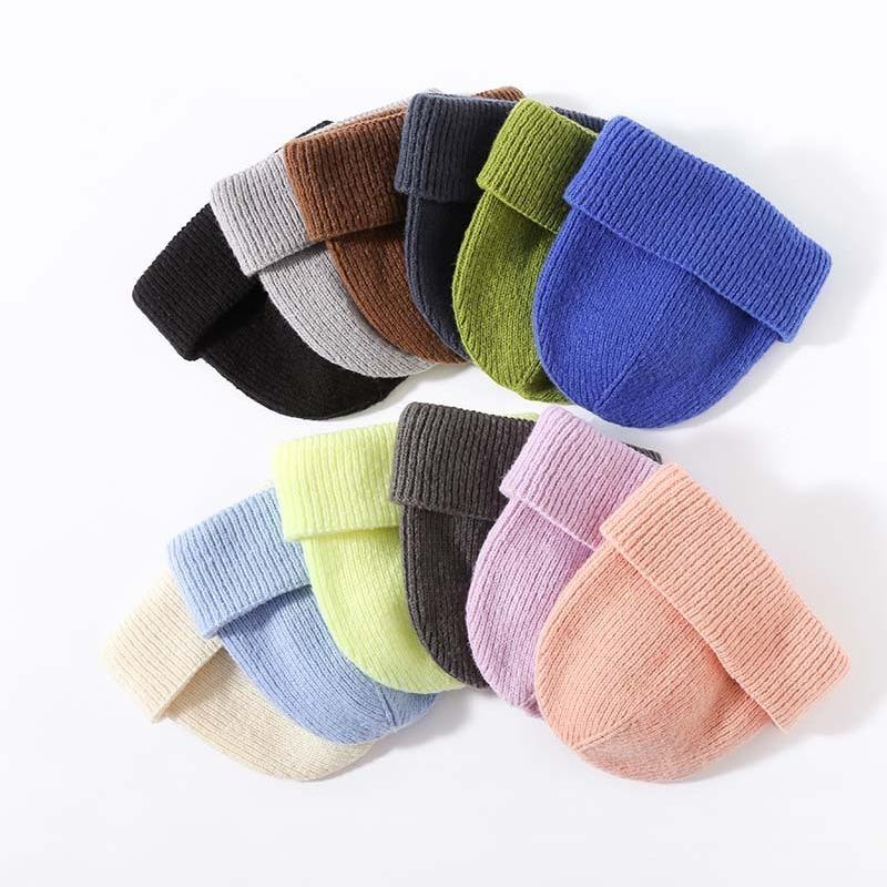 Winter New Style High-end Imitation Cashmere Warm Thickened Knitted Hat Fashionable Versatile Adult Hat