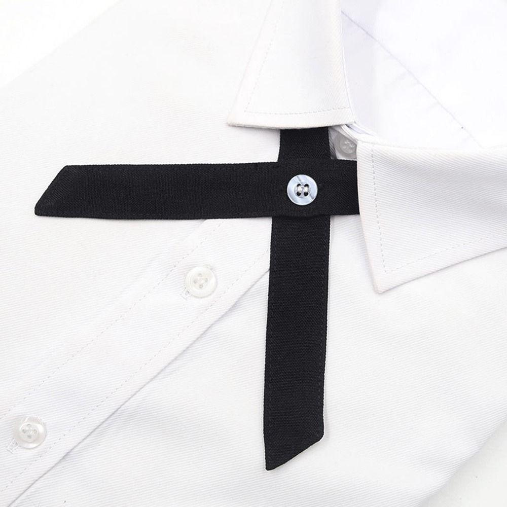 Shirt Accessory Ribbon Tie For School Costume Solid Color Cross Bow Tie Cravat Neck Ties JK Bow Tie