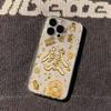 Get rich Gold foil Apple 16/15/14 mobile phone case iPhone13/12/11 soft case xs/xr niche new
