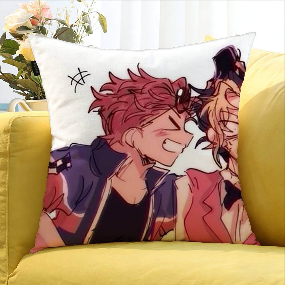 J-Jackpot Crash Course JJC Benny Various Sizes Square Pillow Case For Car Home Bedchamber Decor