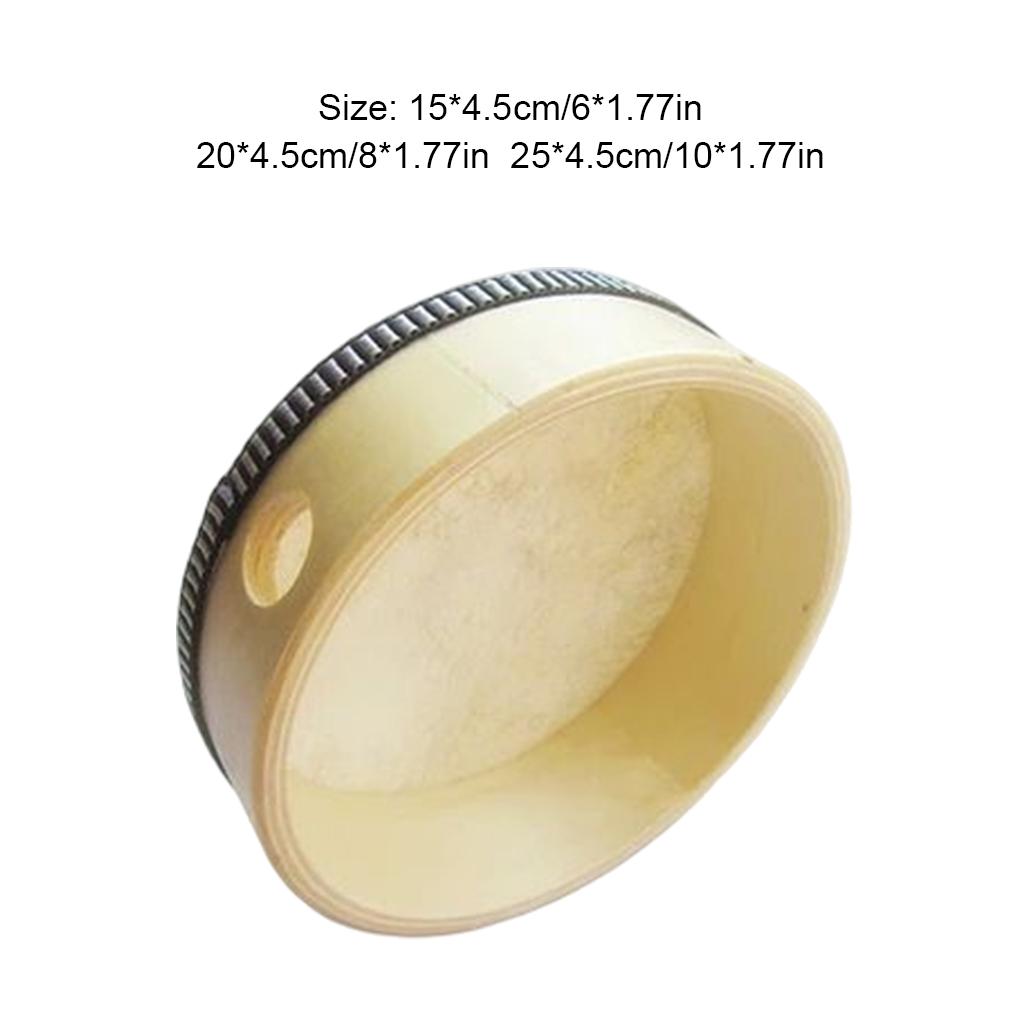 Drum Traditional Head Musical Instrument Smooth Kids Beginner Wood Tambourines Professional Sweet Gift Tambourine