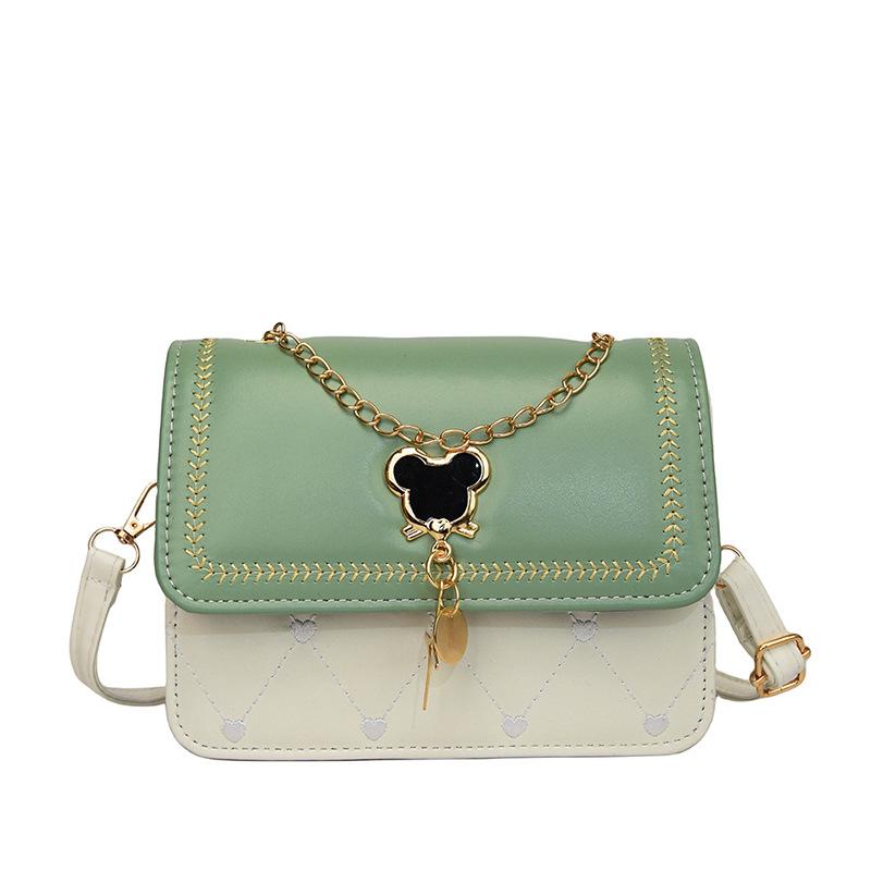 Damen Karotttasche, Neue Ketten-Umhängetasche, Vielseitig und Modisch, Kleine Quadratische Taschen für Party und Pendeln