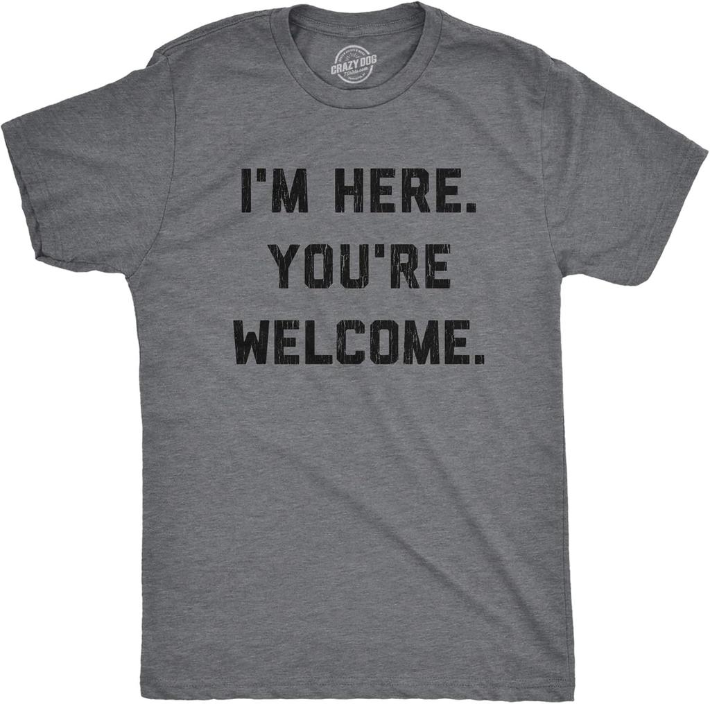 Funny Unisexs Shirts Sarcastic Tees with Funny Sayings and Cool Designs for Guys