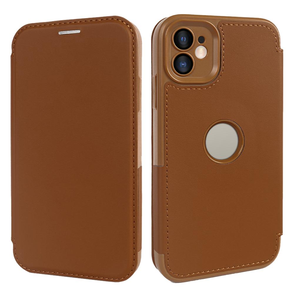 

For iPhone 11 Magnetic Case RCS Eco Friendly Phone Cover with RFID Blocking Brown