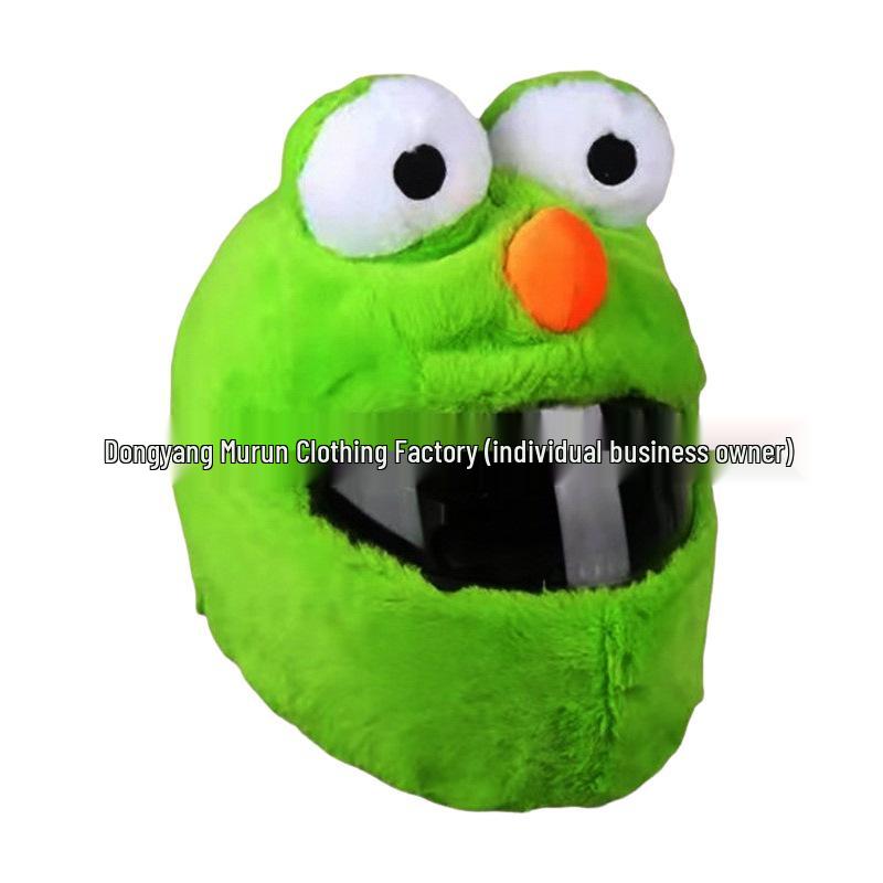Motorcycle Helmet Decoration: Cartoon Rabbit, Toothless, Pumpkin Head Covers