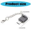 Aluminum Memory Card Reader Type C Card Reader for TF Card Reader Adapter for Camera Phone Laptop Accessories