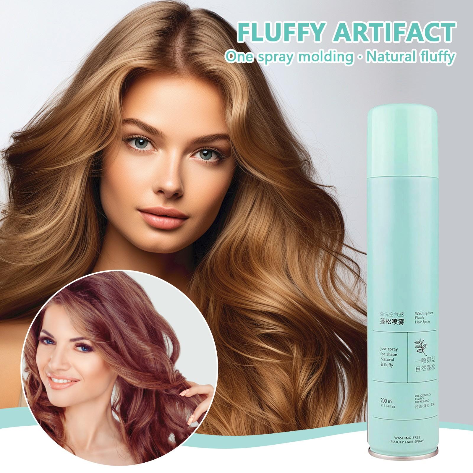 

200 мл несмываемый воздушный сухой спрей для волос для мужчин и женщин ленивый спрей для контроля жирности освежающий обезжиривание волос One Size