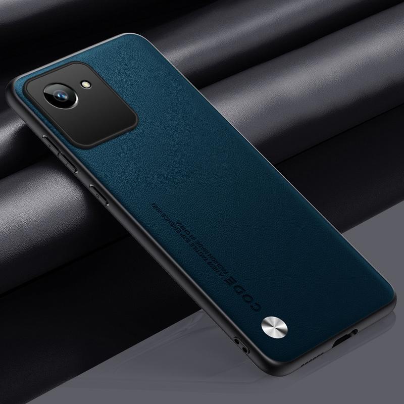 

Роскошный чехол из искусственной кожи для Realme C30 C30S, задняя крышка, матовый силиконовый чехол для телефона с полной защитой для Realme C30 S 4G RealmeC30 For Realme C30 зелёный