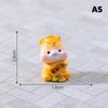 2026 New Year Figurines Miniatures Cartoon Lucky Horse Micro Landscape Car Interior Home Desk Ornaments Room Decor Gift