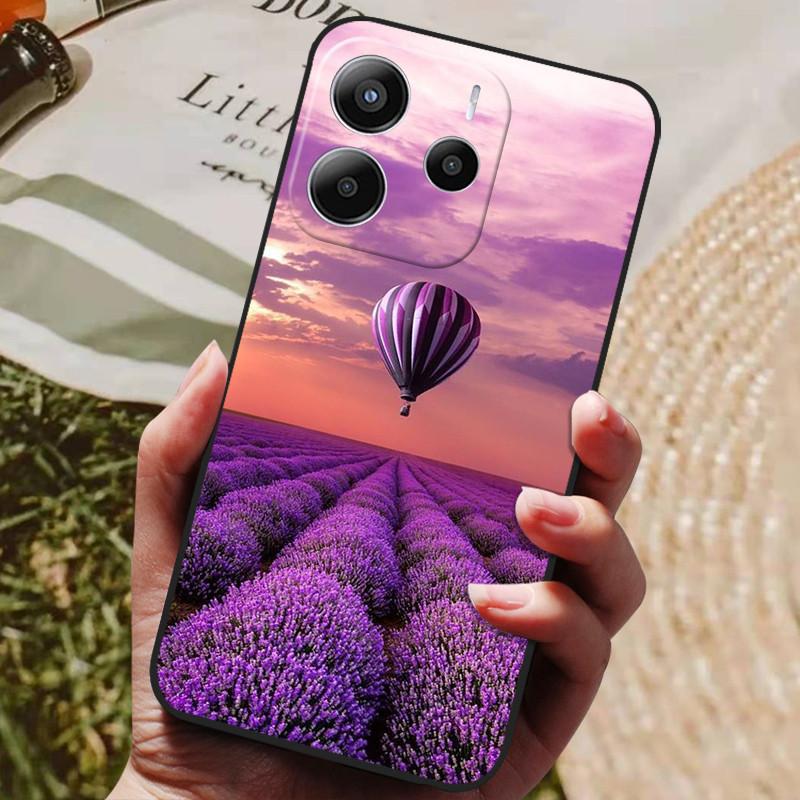 For Xiaomi Redmi Note 14 5G Case Luxury Painted Phone Silicon Back Cover For Redmi Note 14 5G Global 2025 Cases Protective Shell
