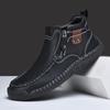 9916 Men's Shoes Outdoor Casual Shoes One-pedal Flat-soled Handmade Leather Shoes Spring Low-top Large-size Loafer Cowhide Surface