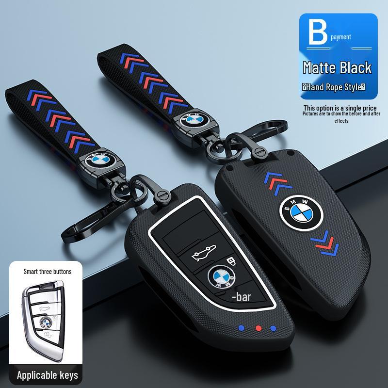 3, 5, 7 Series Blade Key Case - Luminous Protective Shell for 320i, 525li Remote & X3 Buckle