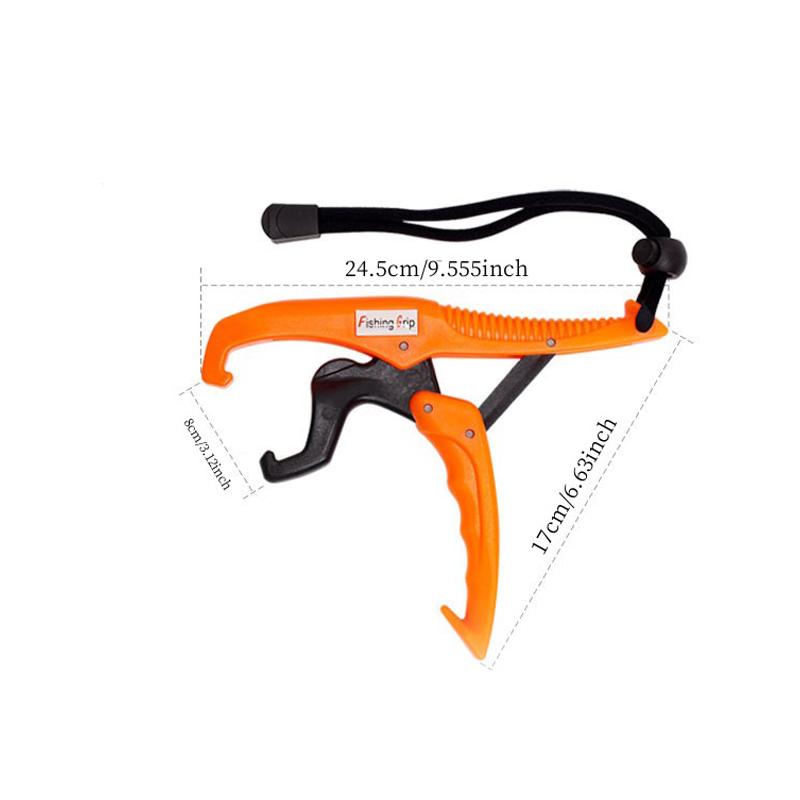 ABS-Kunststoff Fischlippenhalter Anglergreifer Schwimmender Lippenhalter Greifer Controller Angelzubehör Rutschfester Halter Kunststoff.
