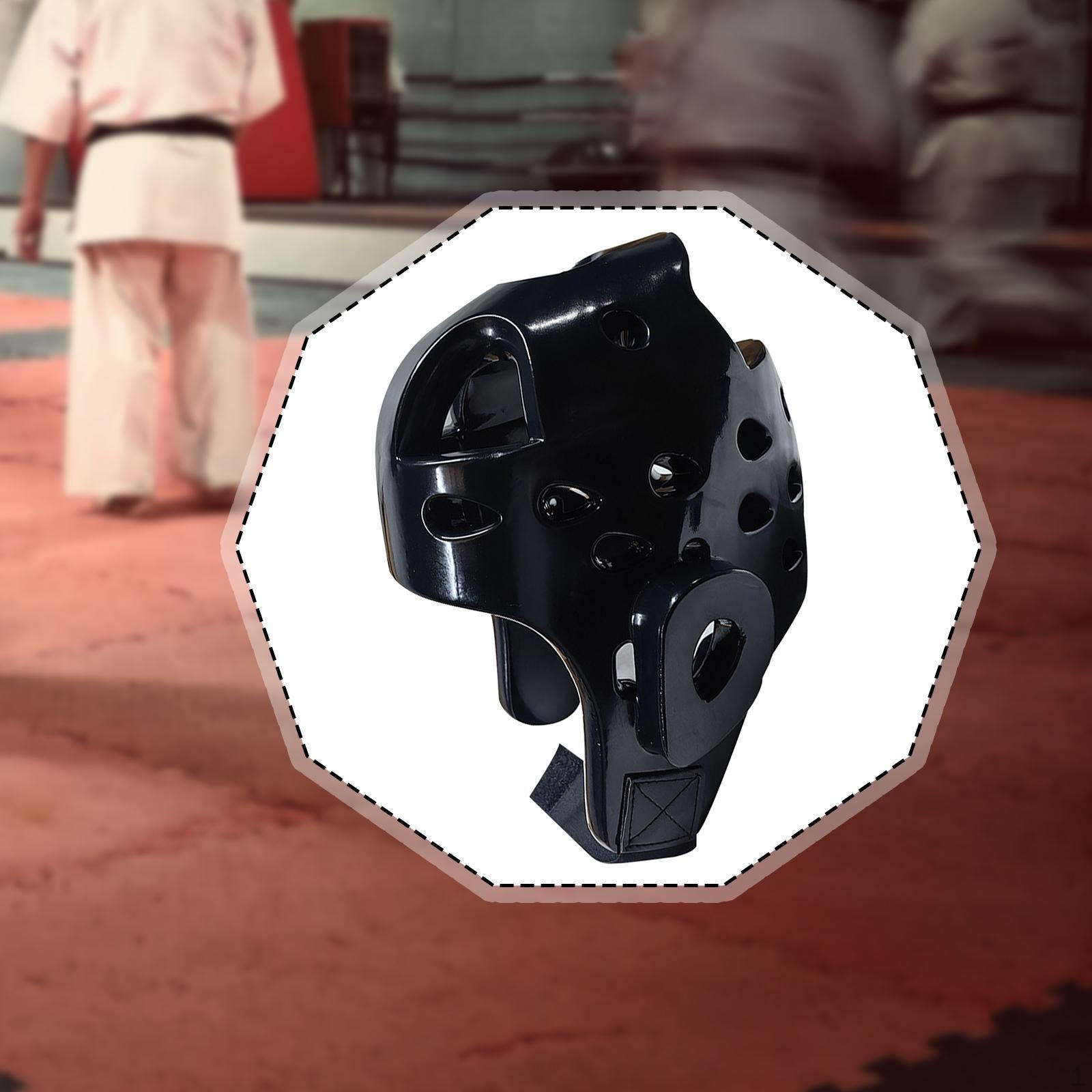 Боксерский шлем с защитой лица Дышащий Легкий Шлем для Тхэквондо Спарринг для S