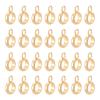 201 Stainless Steel Tube Bails, Loop Bails, Ring Bail Beads, Real 18K Gold Plated, 9x6x2mm, Hole: 1.8mm, 80pcs/box
