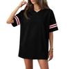 Plain Blank Football Jerseys For Women Unisex Athletic T-Shirts Practice Sports Uniforms Outfits