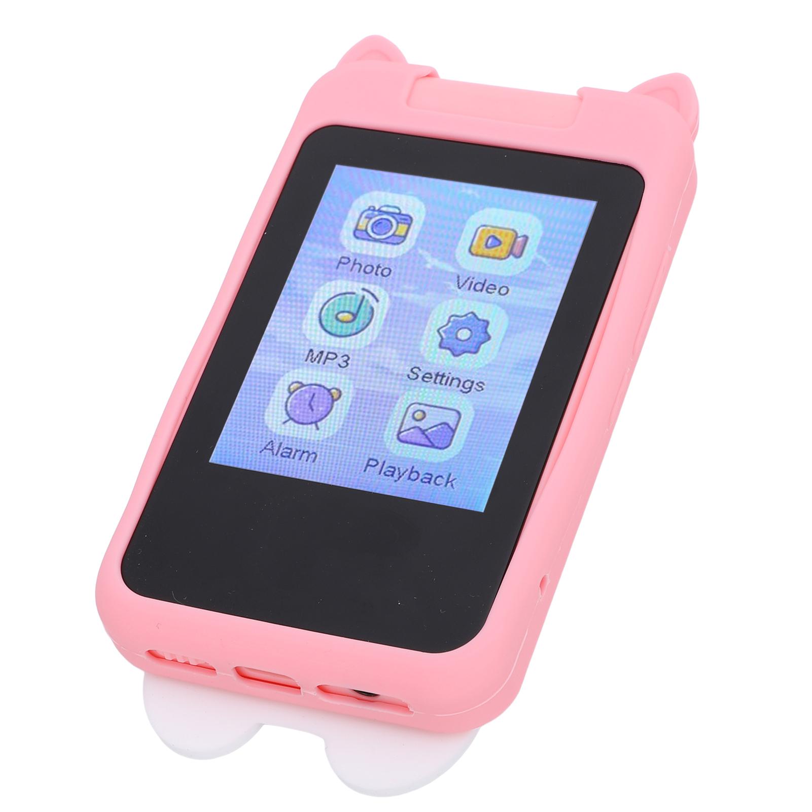 

Миниатюрный игрушечный телефон 2,8 дюйма сенсорный экран MP3 MP4 камера видеорегистратор обучающая игра для детей розовый