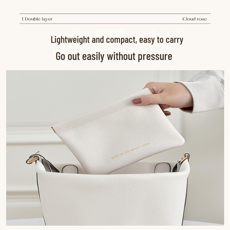 Automatic Closure Portable Storage Bag for Cables, Earphones, Chargers, and Cosmetics