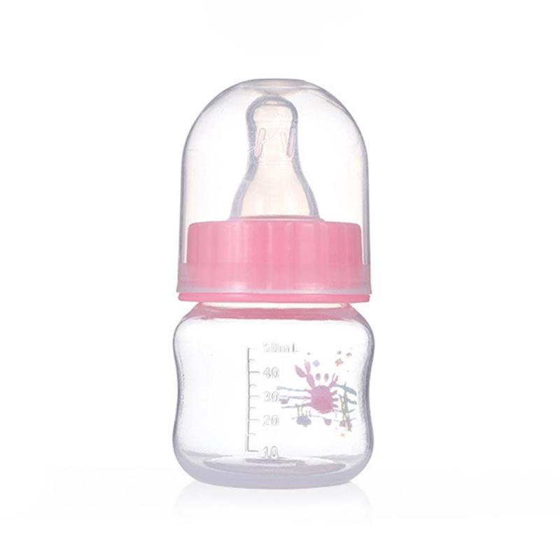 Newborn Bottle Baby PP-Nursing Bottle Liquid Juice Feeding Bottle Food Grade Infant Mini Size Wide Neck Formula Bottle