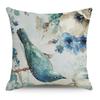 Art Floral Cotton and Linen Pillow Case Car Pillow Sofa Cushion