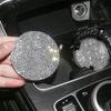 Universelle Auto-Zubehör Getränkehalter x2, Auto-Zubehör Glitzer Untersetzer, Rutschfeste Silikon-Untersetzer, Glänzende Strasssteine, Auto-Zubehör Innenraum
