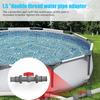 Conector pentru furtun pentru piscină Yousheng, îmbinare în T, filtru, conector pentru furtun, pentru curățarea piscinei, Adaptor de cuplare pentru furtun de vid pentru piese și accesorii pentru piscină